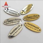 In logo tem kim loại chất liệu hợp kim - Mẫu 02