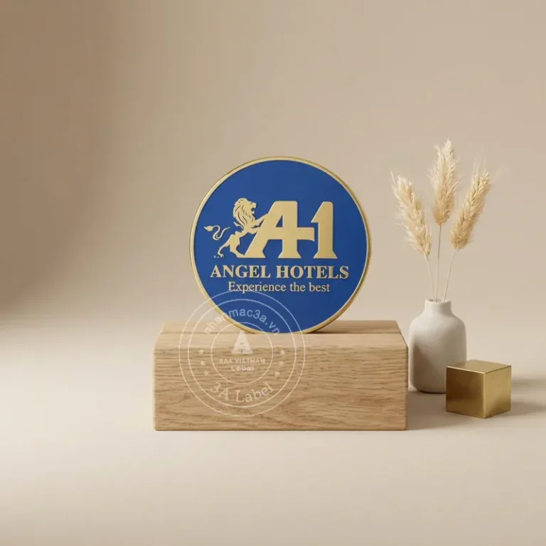 Huy hiệu cài áo kim loại - Mẫu 01
