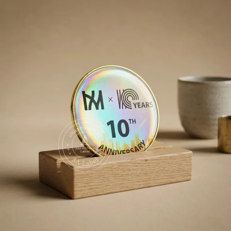Huy hiệu cài áo kim loại - Mẫu 14