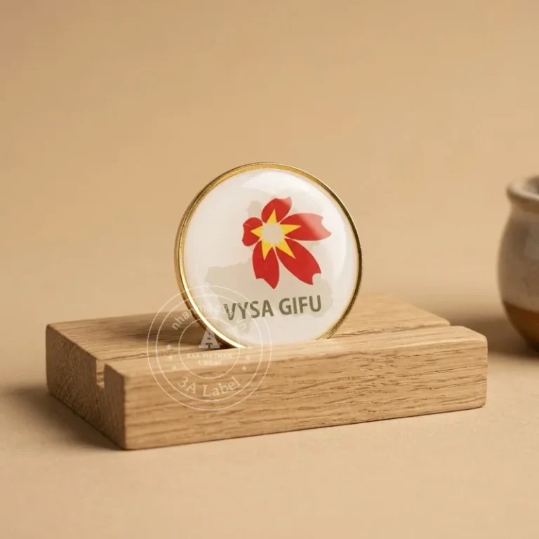 Huy hiệu cài áo kim loại - Mẫu 15
