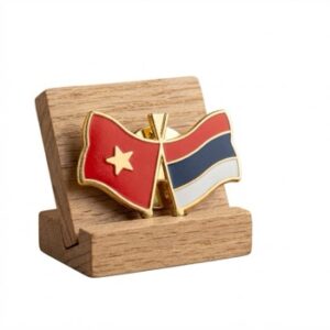 Huy hiệu cài áo kim loại - Mẫu 19
