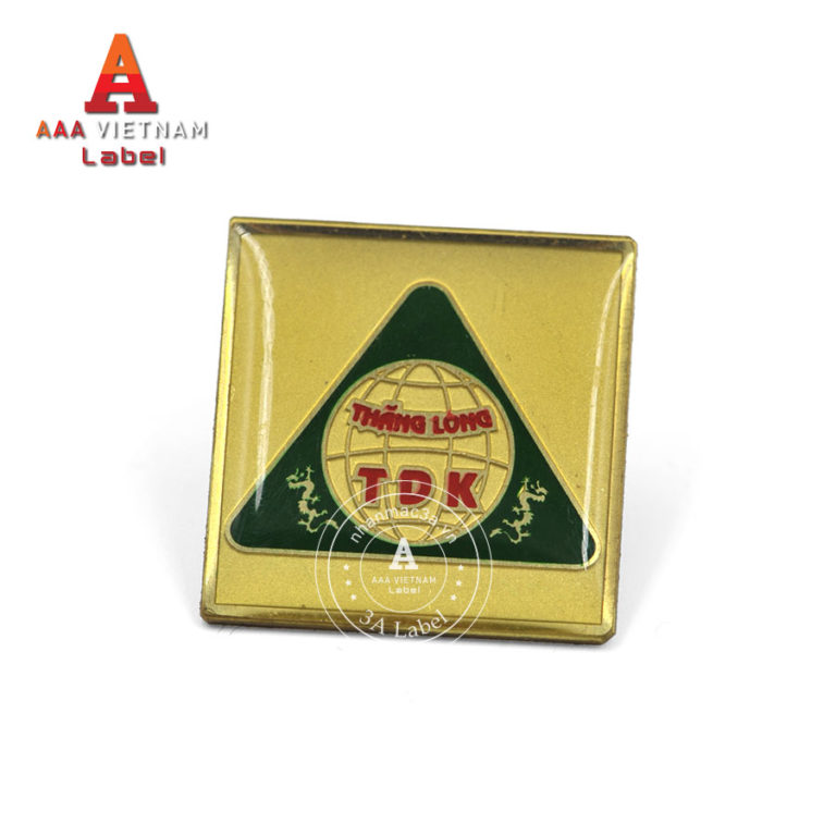 In huy hiệu kim loại cài áo giá rẻ - Mẫu 02