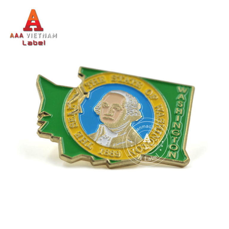 In huy hiệu kim loại cài áo giá rẻ - Mẫu 14