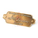In tem đồng dập nổi giả cổ - Mẫu 28