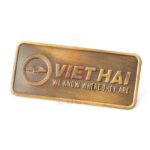 In tem đồng dập nổi giả cổ - Mẫu 28