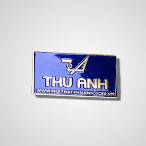 In logo tem kim loại chất liệu hợp kim - Mẫu 15