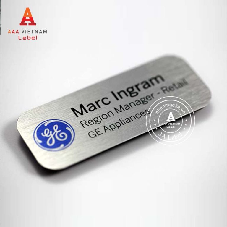 In tem inox ăn mòn đẹp giá rẻ - Mẫu 37