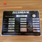 In tem mác máy động cơ bền đẹp - Mẫu 08