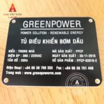 In tem mác máy động cơ bền đẹp - Mẫu 07
