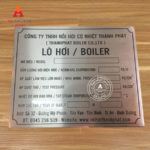 In tem mác máy động cơ bền đẹp - Mẫu 02