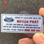 In tem nhôm ăn mòn đẹp giá rẻ - Mẫu 11