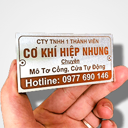 In tem nhôm ăn mòn đẹp giá rẻ - Mẫu 20