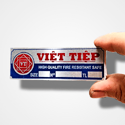 In tem nhôm ăn mòn đẹp giá rẻ - Mẫu 22
