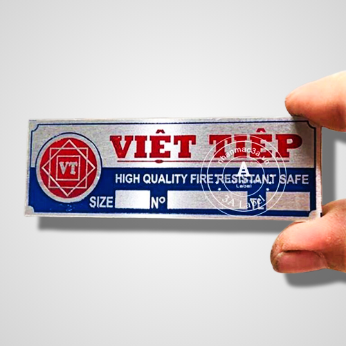 In tem nhôm ăn mòn đẹp giá rẻ - Mẫu 22