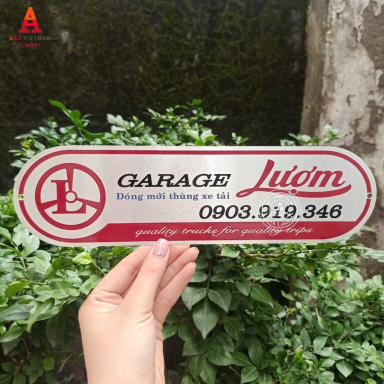 In tem nhôm ăn mòn đẹp giá rẻ - Mẫu 03