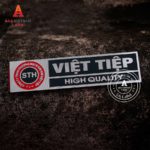 In tem nhôm xước đẹp giá rẻ - Mẫu 04