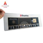 In tem nhựa nút nổi điều khiển bền đẹp - Mẫu 01