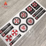 In logo tem nhựa phủ keo epoxy giá rẻ - Mẫu 01
