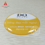 In logo tem nhựa phủ keo epoxy giá rẻ - Mẫu 13