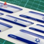 In logo tem nhựa phủ keo epoxy giá rẻ - Mẫu 04