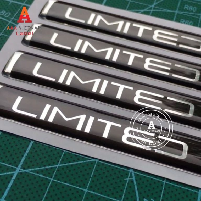 In logo tem nhựa phủ keo epoxy giá rẻ - Mẫu 51