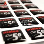 In logo tem nhựa phủ keo epoxy giá rẻ - Mẫu 02