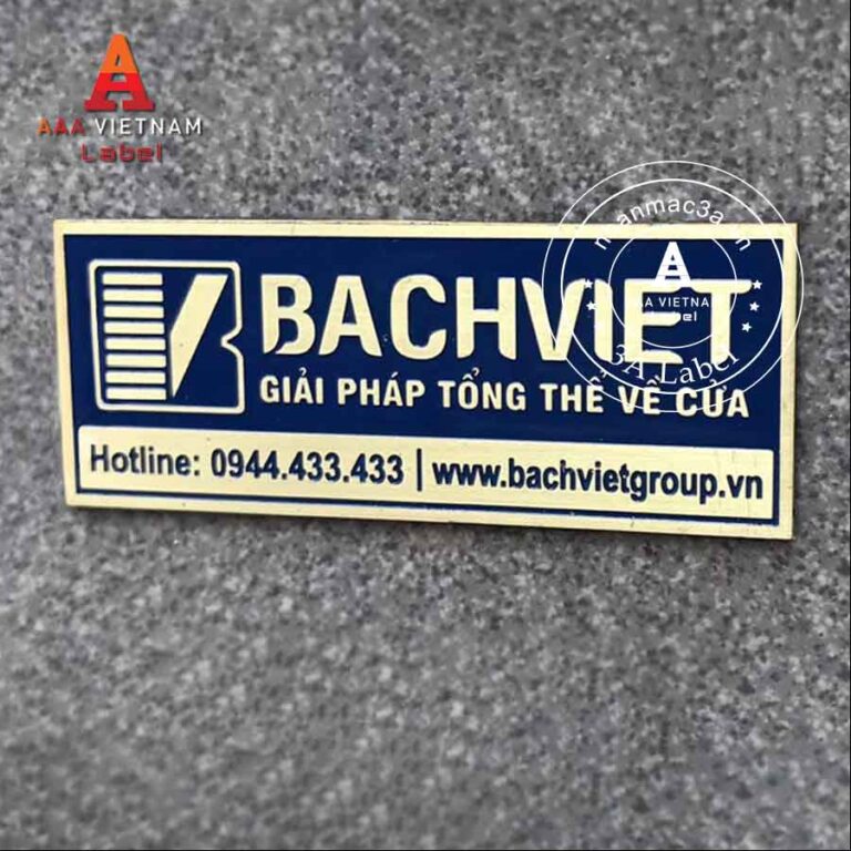 In tem đồng ăn mòn đẹp giá rẻ - Mẫu 06