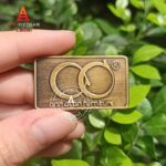 In tem đồng dập nổi giả cổ - Mẫu 10