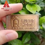 In tem đồng dập nổi giả cổ - Mẫu 09