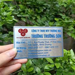 In tem inox ăn mòn đẹp giá rẻ - Mẫu 03
