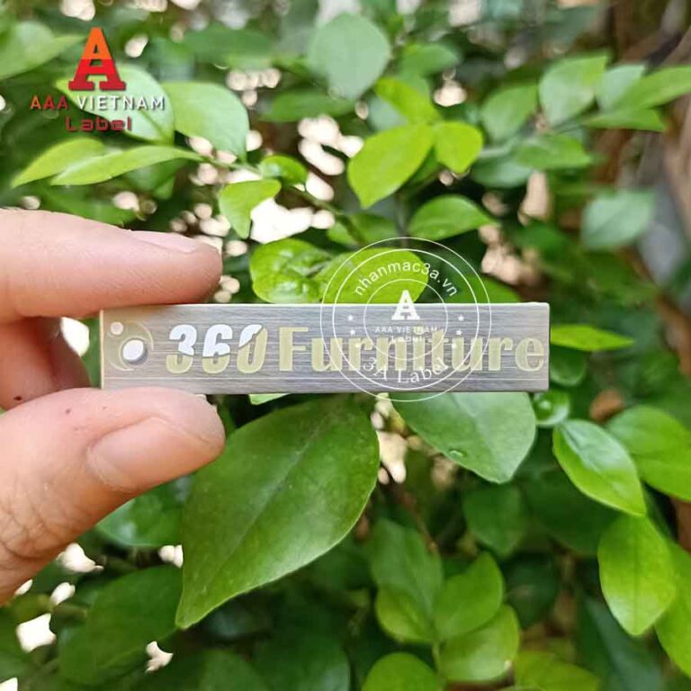 In tem inox ăn mòn đẹp giá rẻ - Mẫu 31