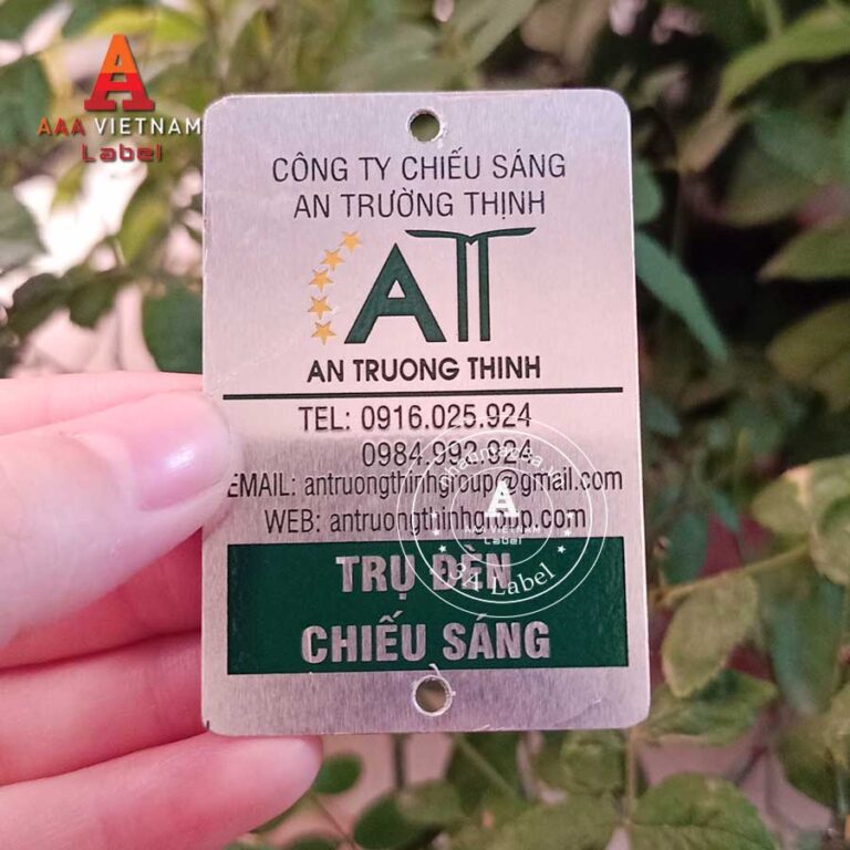 In tem nhôm ăn mòn đẹp giá rẻ - Mẫu 11