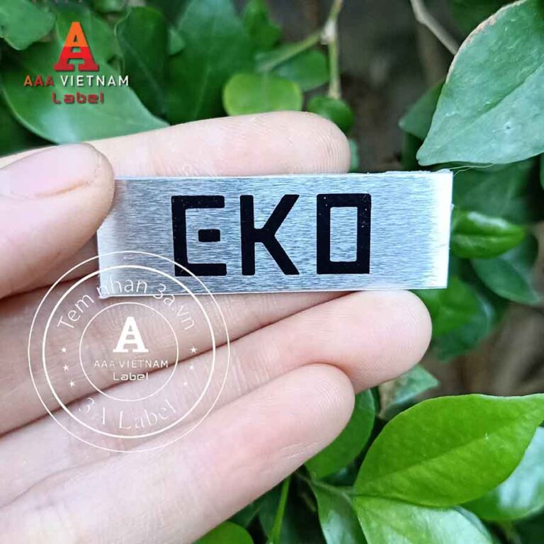 In tem nhôm ăn mòn đẹp giá rẻ - Mẫu 24