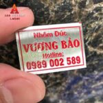 In tem nhôm ăn mòn đẹp giá rẻ - Mẫu 37