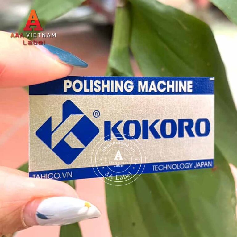In tem nhôm ăn mòn đẹp giá rẻ - Mẫu 31