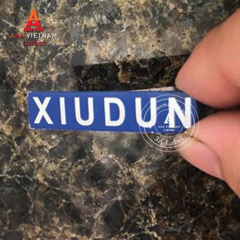 In tem nhôm ăn mòn đẹp giá rẻ - Mẫu 39