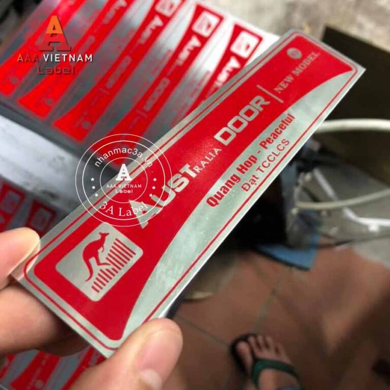 Tem nhôm in đẹp giá rẻ - Mẫu 19