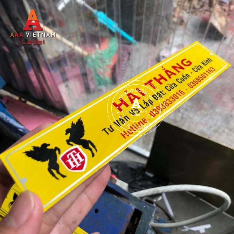 Tem nhôm in đẹp giá rẻ - Mẫu 26
