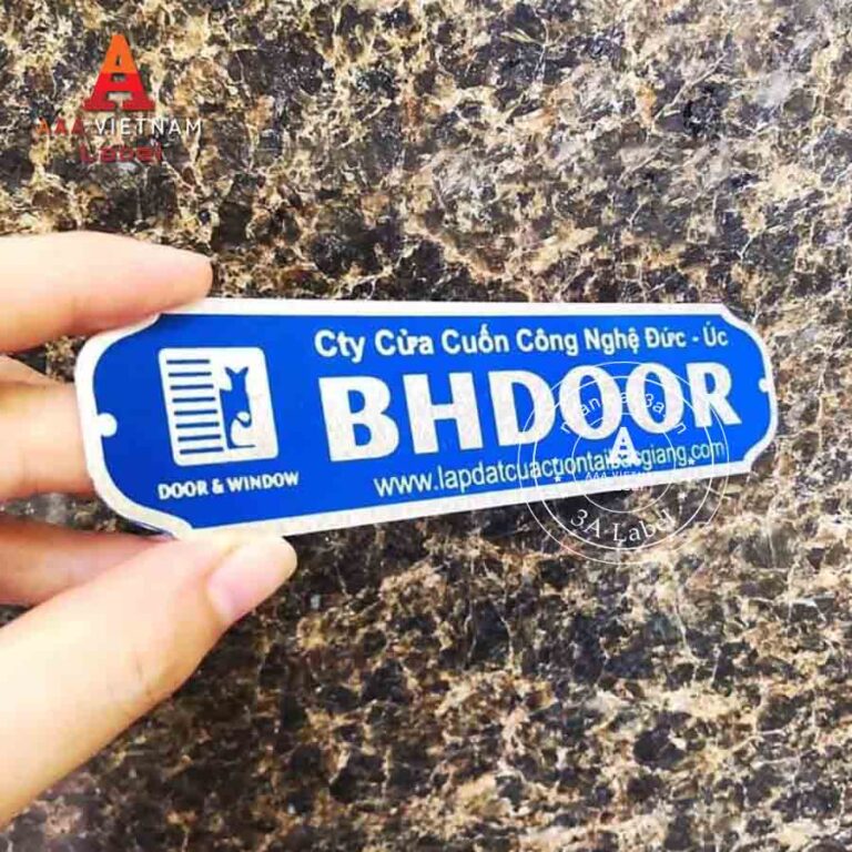 Tem nhôm in đẹp giá rẻ - Mẫu 18