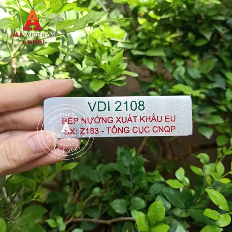 Tem nhôm in đẹp giá rẻ - Mẫu 05