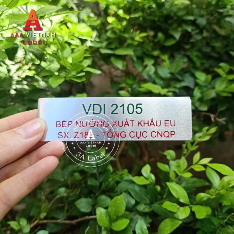 Tem nhôm in đẹp giá rẻ - Mẫu 17