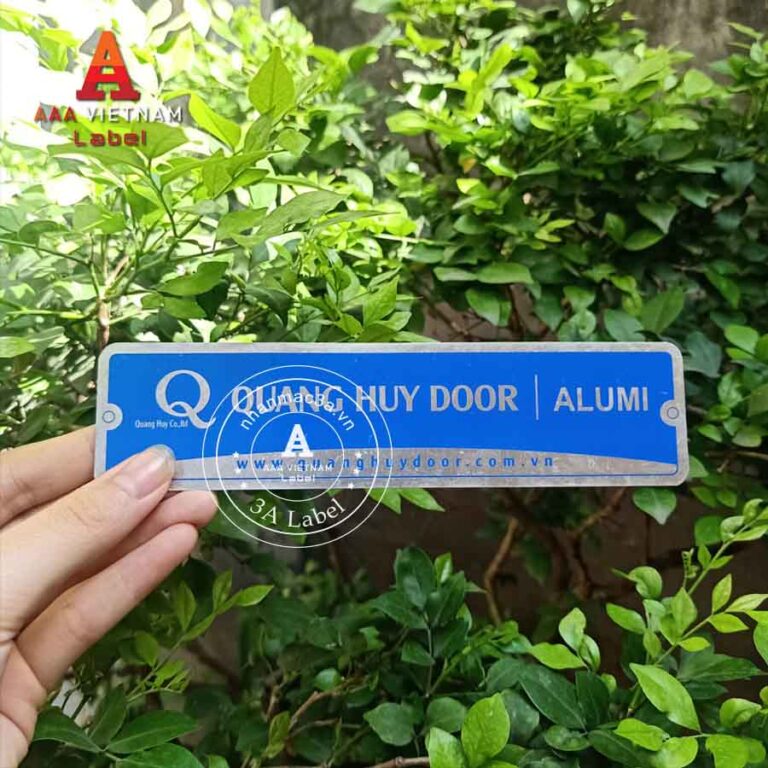 Tem nhôm in đẹp giá rẻ - Mẫu 20