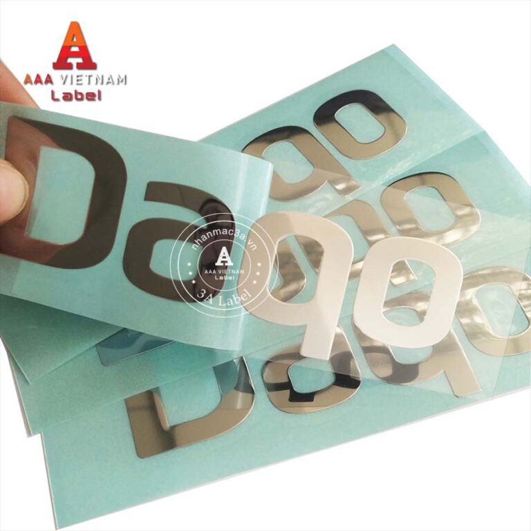 In tem nhôm siêu mỏng đẹp giá rẻ - Mẫu 09