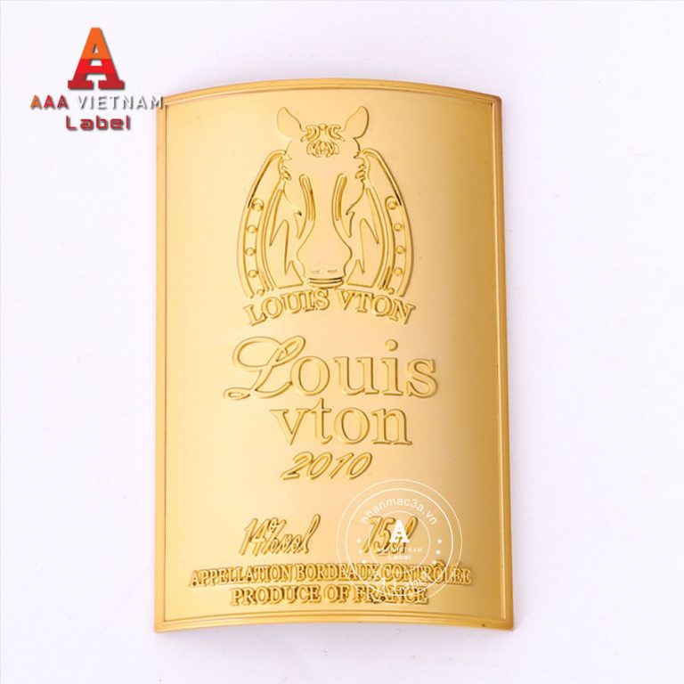 In tem nhãn rượu đẹp sang trọng - Mẫu 11