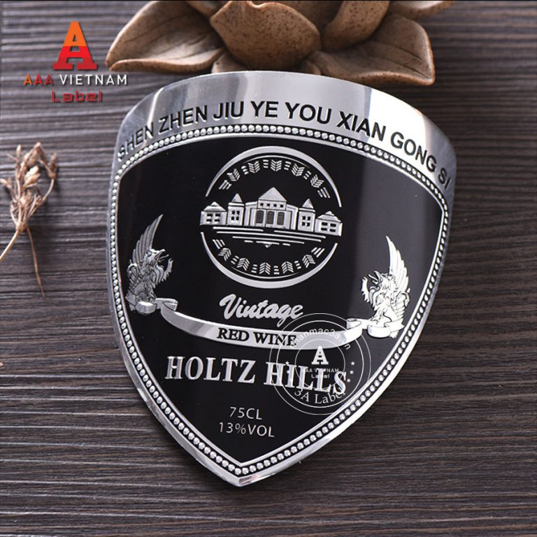 In tem nhãn rượu đẹp sang trọng - Mẫu 05