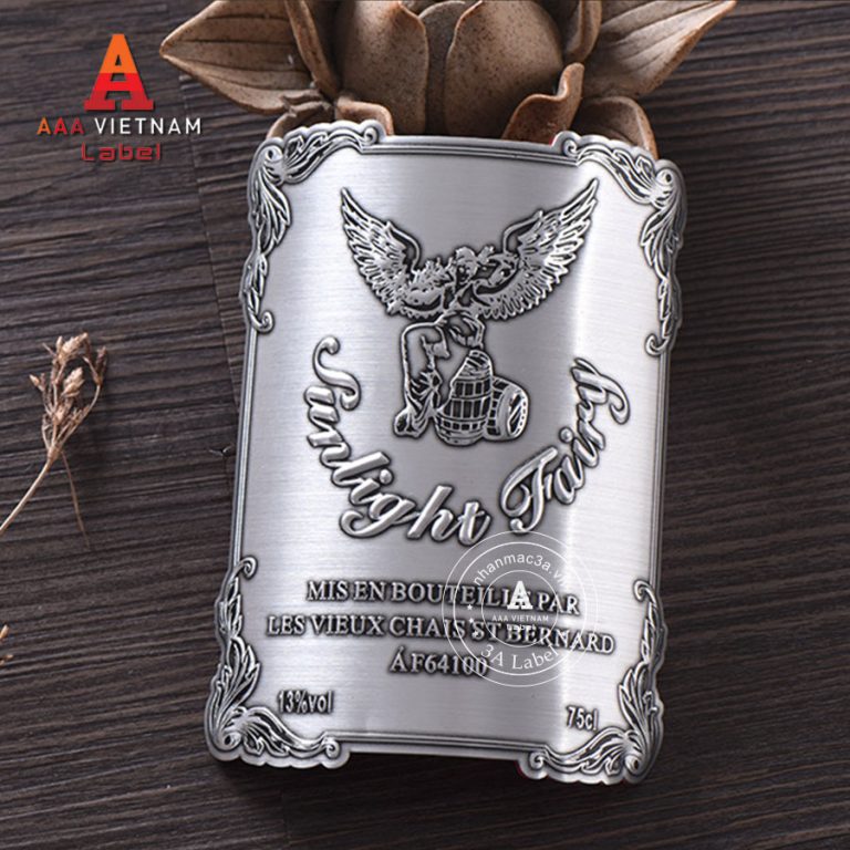 In tem nhãn rượu đẹp sang trọng - Mẫu 01