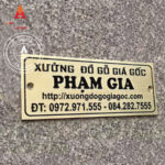 In tem đồng ăn mòn đẹp giá rẻ - Mẫu 06