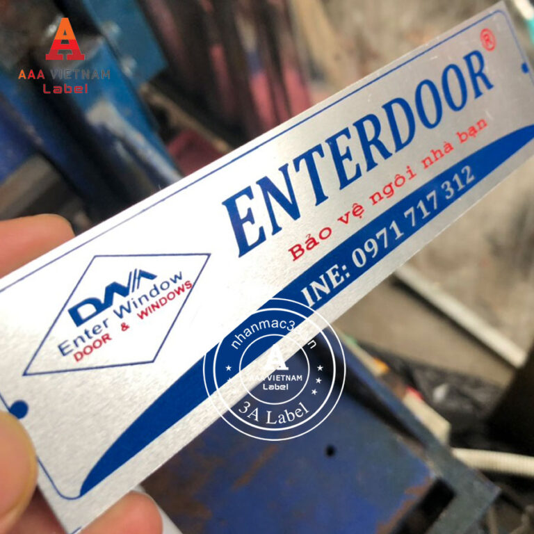 Tem nhôm in đẹp giá rẻ - Mẫu 08