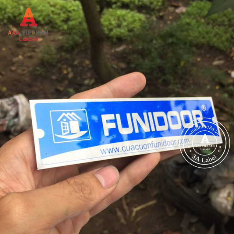 Tem nhôm in đẹp giá rẻ - Mẫu 10