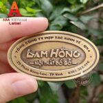 In tem đồng dập nổi giả cổ - Mẫu 07